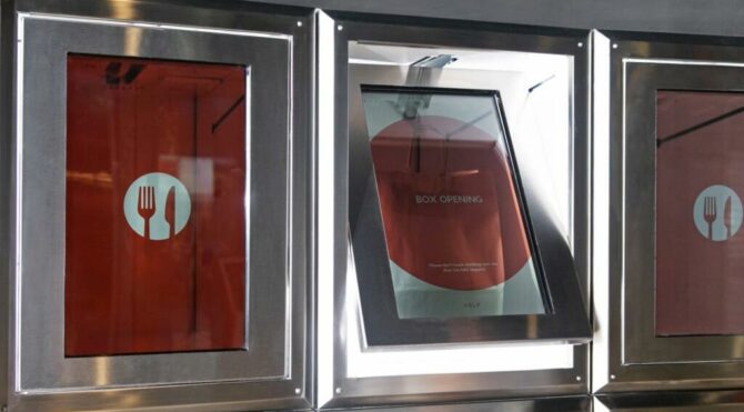 HABERİM 724 | Bu restoranda yemek servisini dolaplar yapıyor