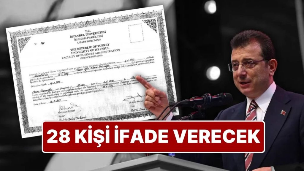 HABERİM 724 | Ekrem İmamoğlu’nun Diploma İptalinde Yeni Gelişme: Diploması İptal Edilen 28 Kişi İfadeye Çağırıldı